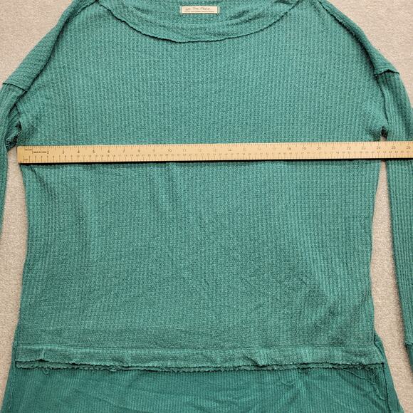 Free People North Shore Thermal Tunic Long Sleeve Shirt Womens Medium - Picture 5 of 7